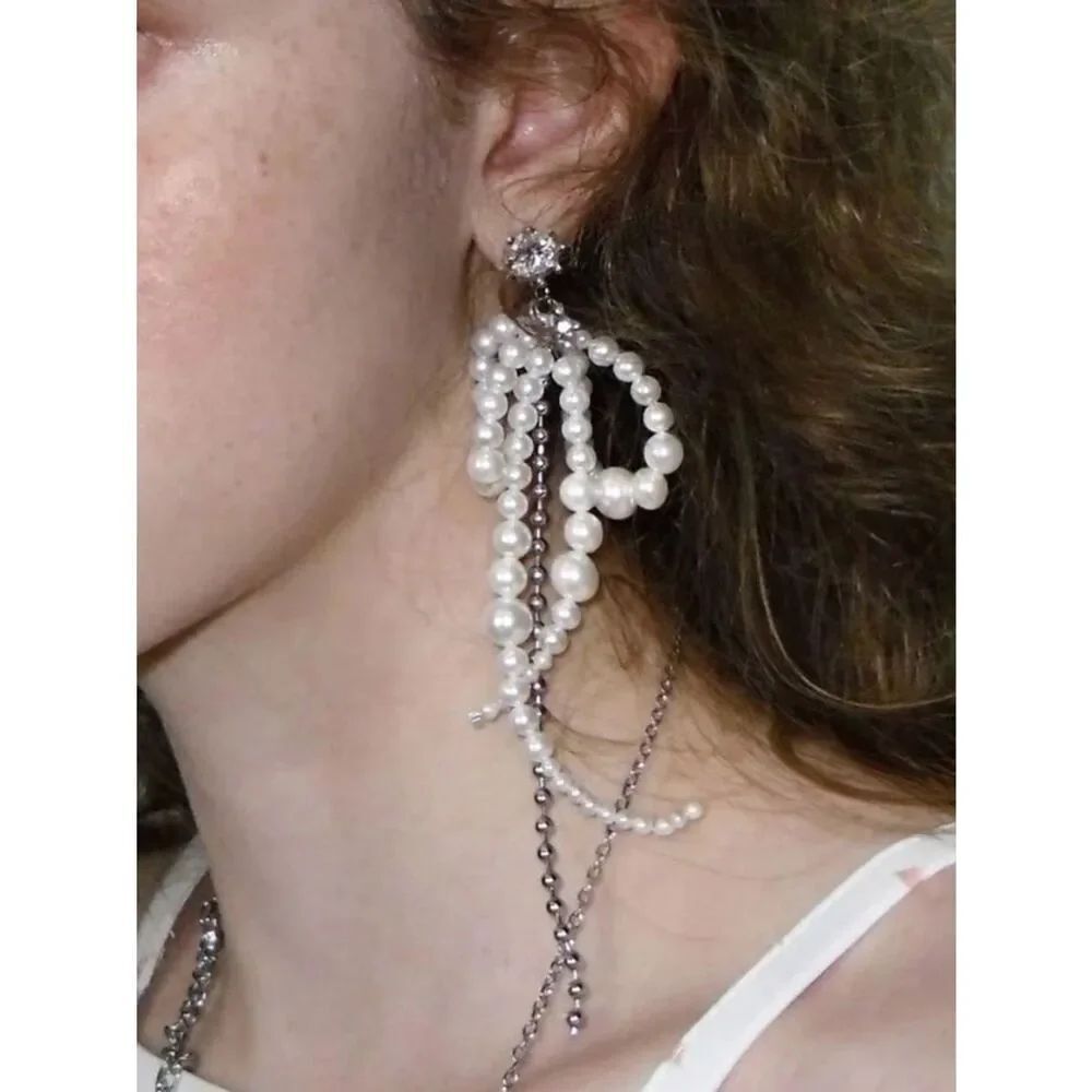 Pearl Drop Earrings M1316